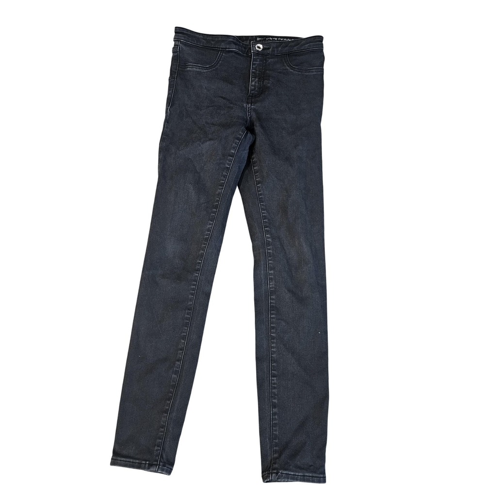 Armani Exchange Pants Womens 28x30 Gray Jegging Slim Stretch Denim‎ Casual